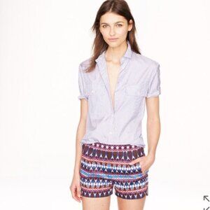 J. Crew Gemstone Print Cotton Shorts